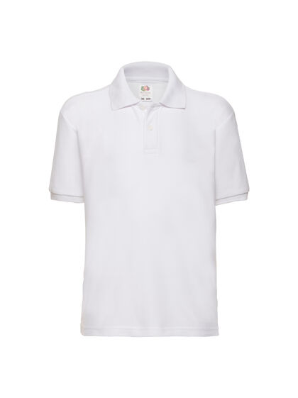 Детска риза с къс ръкав в бяло С59-3