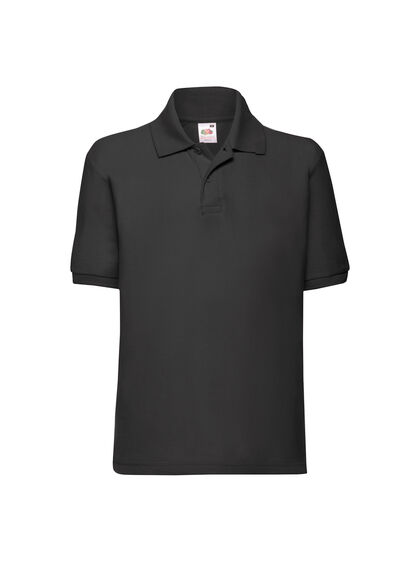 Детска риза с къс ръкав в черно С59-4