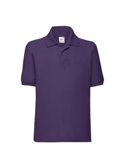 Детска риза с къс ръкав в лилаво С59-5
