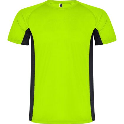 Детска спортна тениска в неоново зелено С1176-2