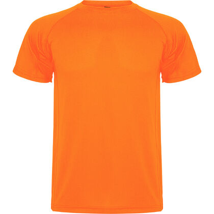 Спортна детска тениска в неоново оранжево С354-3