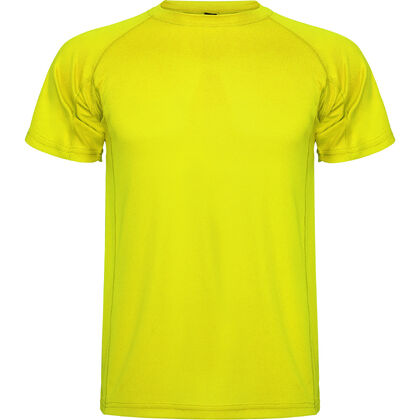 Спортна детска тениска в неоново жълто С354-11