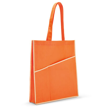 Пазарска чанта в оранжево С498-2