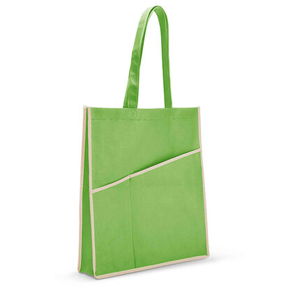Пазарска чанта в светло зелено С498-3