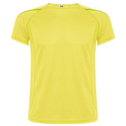 Спортна тениска в неоново жълто С143-5