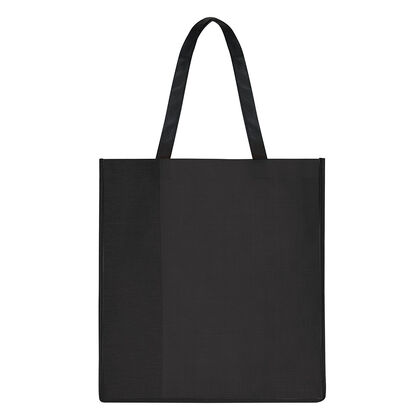 Пазарска чанта в черно С1789-3