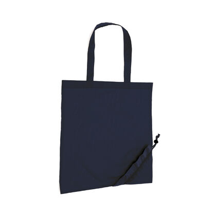 Сгъваема чанта от полиестер в тъмно синьо С292-2