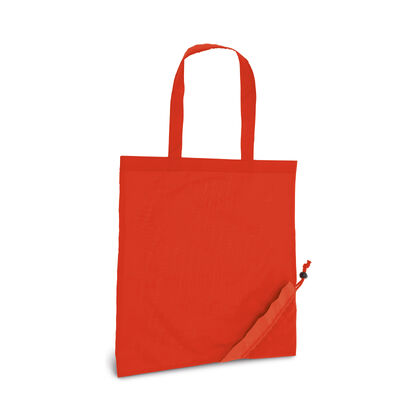 Сгъваема чанта от полиестер в червено С292-3