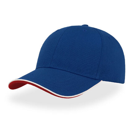Синя лятна шапка с козирка С2687-3