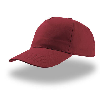 Памучна шапка в цвят бургунди С2700-7