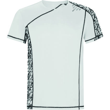Дизайнерска спортна тениска в бяло С2614-1