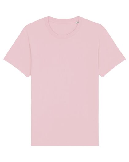 Розова унисекс тениска от био памук С1995-11Д