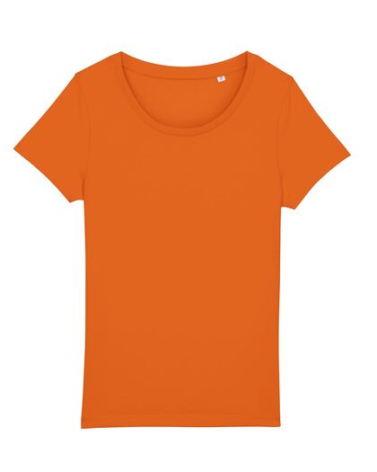 Тениска от Био памук в оранжево С1993-6