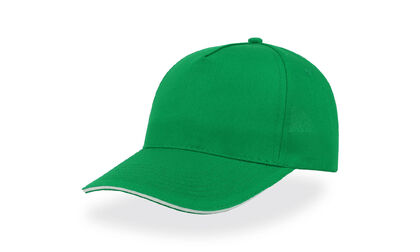 Тънка зелена шапка с козирка С2646-5