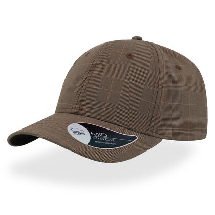 Лятна шапка с козирка нов модел в кафяво С2648-1