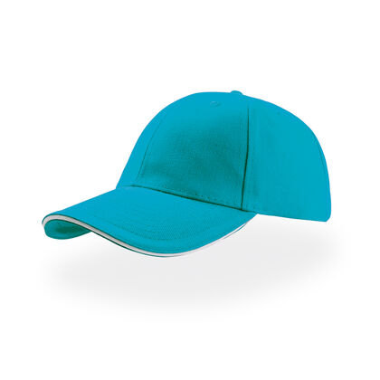 Памучна шапка в цвят тюркоаз С2658-7