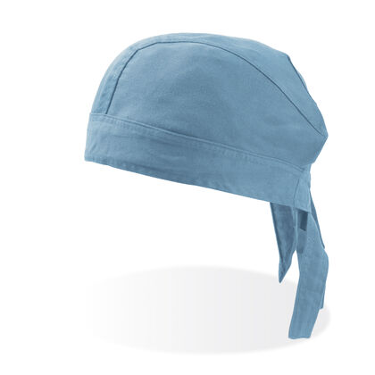 Синя кърпа за глава тип шапка С2667-4