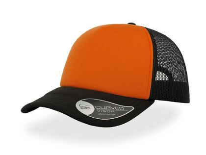 Прохладна шапка оранжево на черно С2683-3