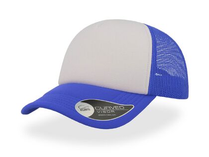 Прохладна шапка бяло на синьо С2683-10