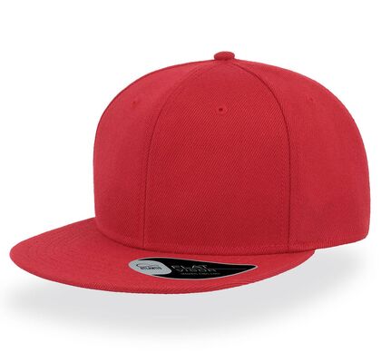 Червена шапка с права козирка С2742-4