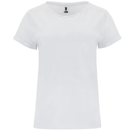 Стилна дамска тениска в бяло С1960-2