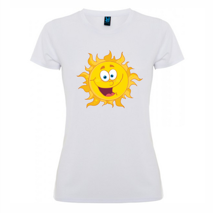 Дамска тениска със слънце К027
