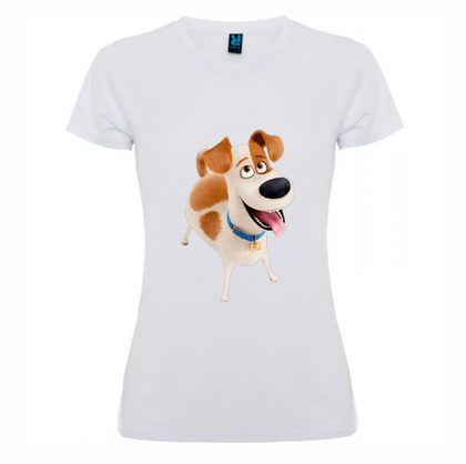 Дамска тениска с кученце К035