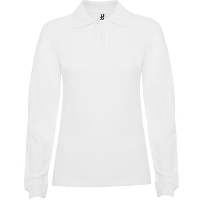 Бяла дамска блуза с яка С346-4