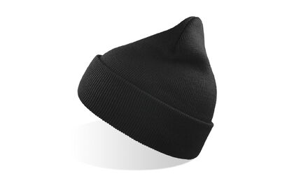 Класическа черна шапка за зимата С2659-24