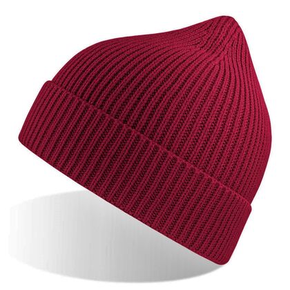 Зимна шапка цвят бургунди С2841-3