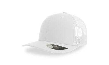 Бяла лятна шапка с мрежа С3167-2