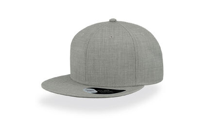 Лятна сива шапка с плоска козирка С3166-2