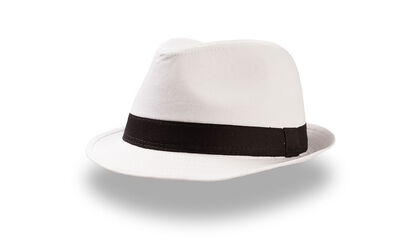 Класическа памучна шапка бяла С3159-1