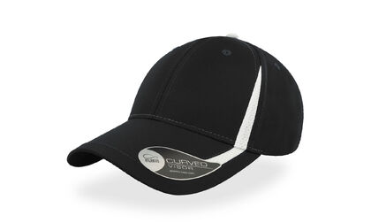 Черна лятна шапка с козирка С3157-2
