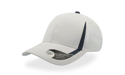 Бяла лятна шапка с козирка С3157-3