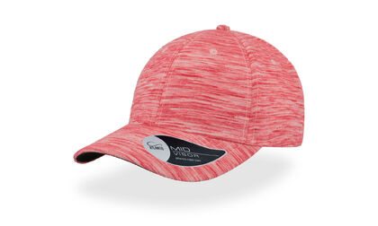 Меланжирана шапка цвят корал С3053-5
