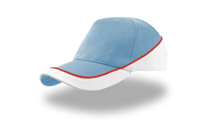 Детска шапка с козирка светло синя С2898-2