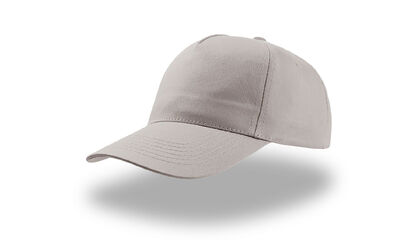 Светло сива лятна шапка с козирка С2700-10