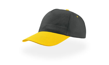 Тъмно синя шапка с жълта козирка С2700-17