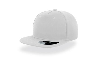 Бяла изчистена шапка с плоска козирка С2752-2