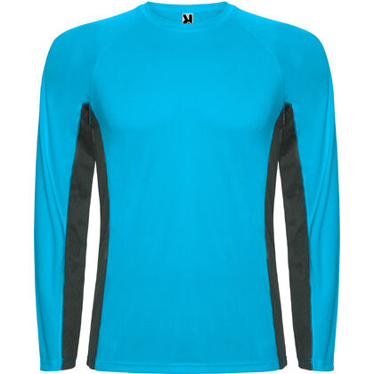 Мъжка спортна блуза цвят тюркоаз В1380-8