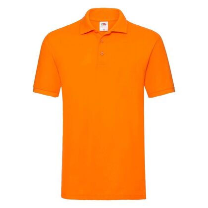 Голяма мъжка памучна риза оранжева С72-9НК