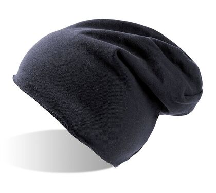 Тъмно синя шапка с удължено дъно С2679-9
