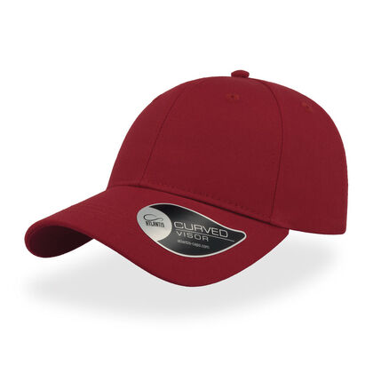Памучна шапка цвят бургунди С2856-3