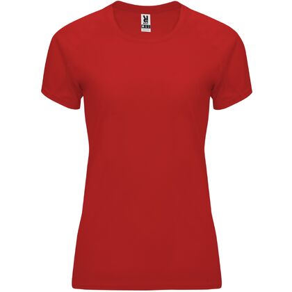 Спортна червена тениска от дишаща материя С1750-9