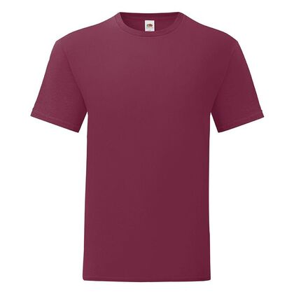 Голяма мъжка тениска цвят бургунди С1755-13НК