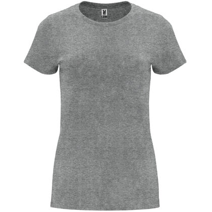 Дамска меланжирана тениска светло сива С1854-19