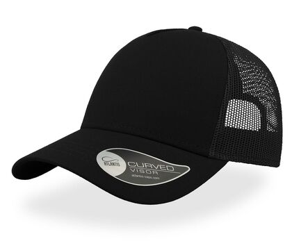 Черна шапка с мрежа за лятото С2684-9