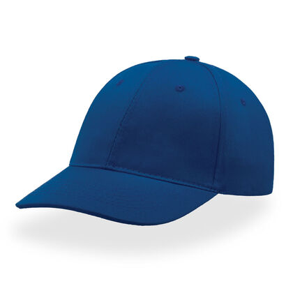 Синя шест панелна шапка С2774-4