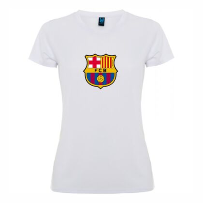 Дамска тениска с логото на Барселона К042